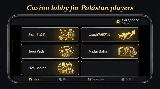Lobby view of r789 for Pakistan users - 4